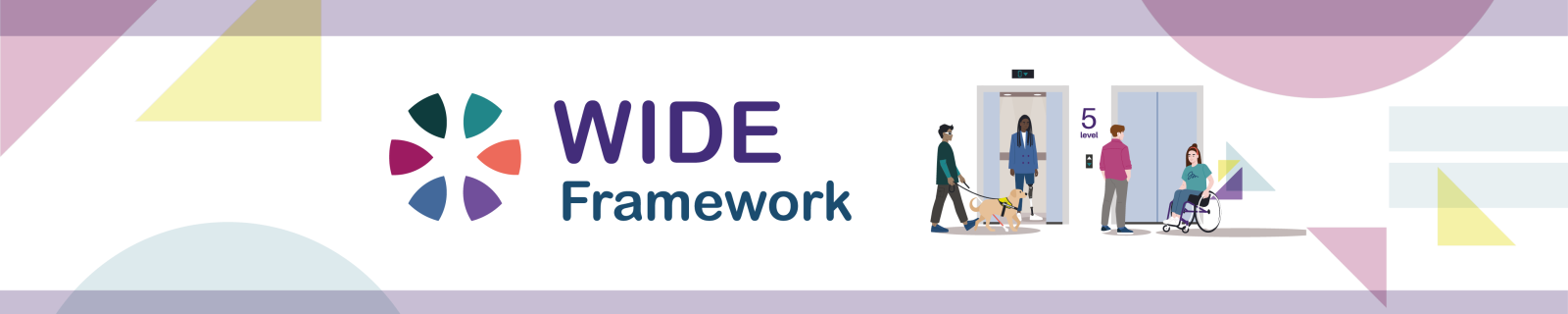 WIDE Framework Launch - featuring illustrations of a vibrant and diverse workplace